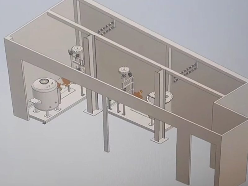 설비 3D 설계 화면
